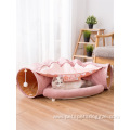 High Quality Funny Cat Bed Tent with Tunnel